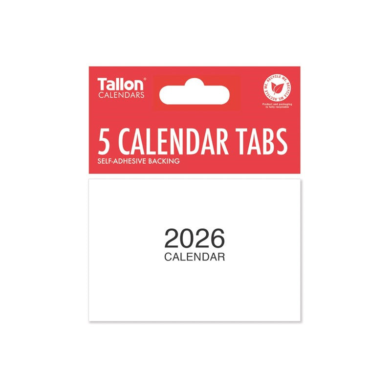 Calendar Tabs 2027