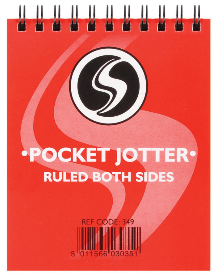Spiral Bound Pocket Jotter 127x102mm 24pk