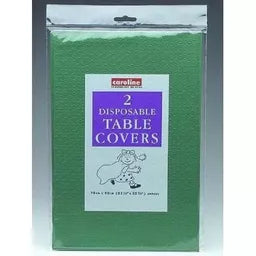Caroline 2 Pack Tablecover Dark Green Square 90cm