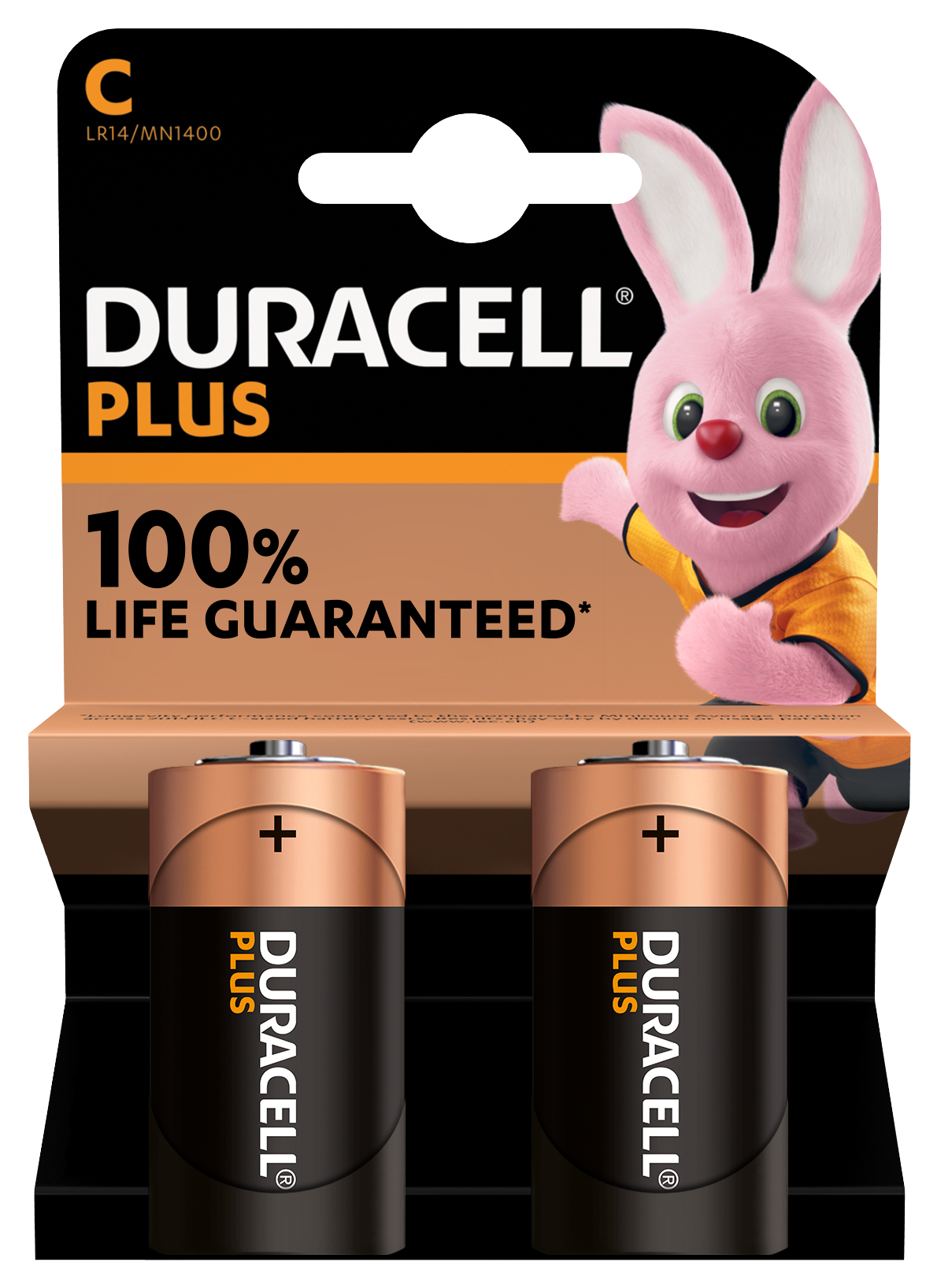 Duracell 2 Pack Batteries C