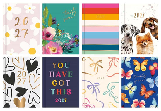 Diary Pocket WTV Assorted 2027 48pk