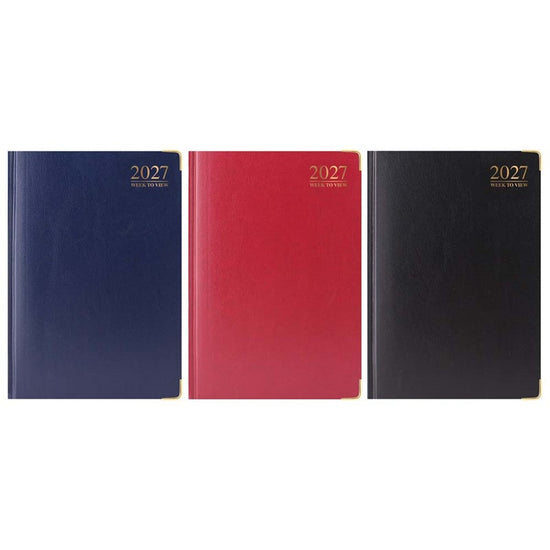 Diary A4 WTV Padded Casebound 2027 5pk