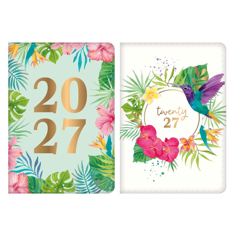 Diary Organiser A6 DAP Tropical 2027 6pk