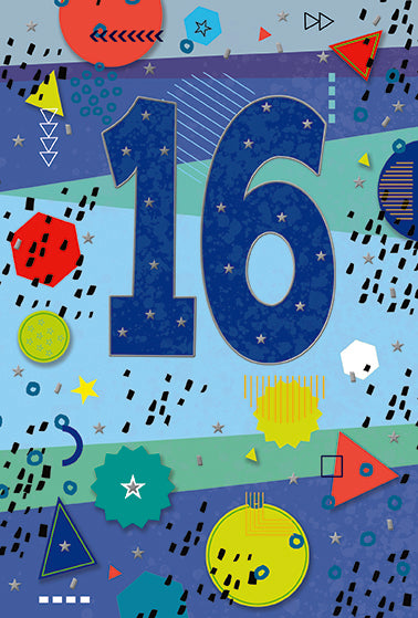 Simon Elvin C50 Birthday Age 16 6pk