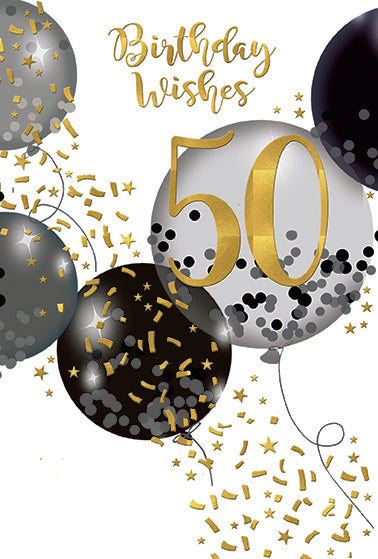 Simon Elvin C50 Birthday Age 50 6pk
