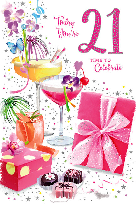 Simon Elvin C75 Birthday Age 21 6pk