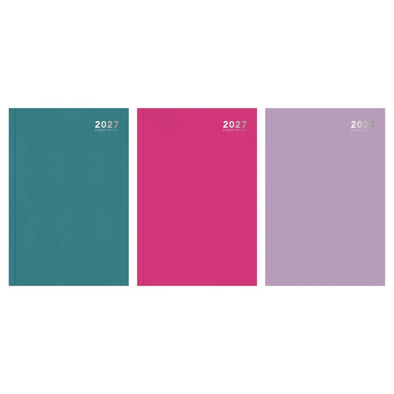 Diary A4 2DAP Appt Bright 2027 5pk
