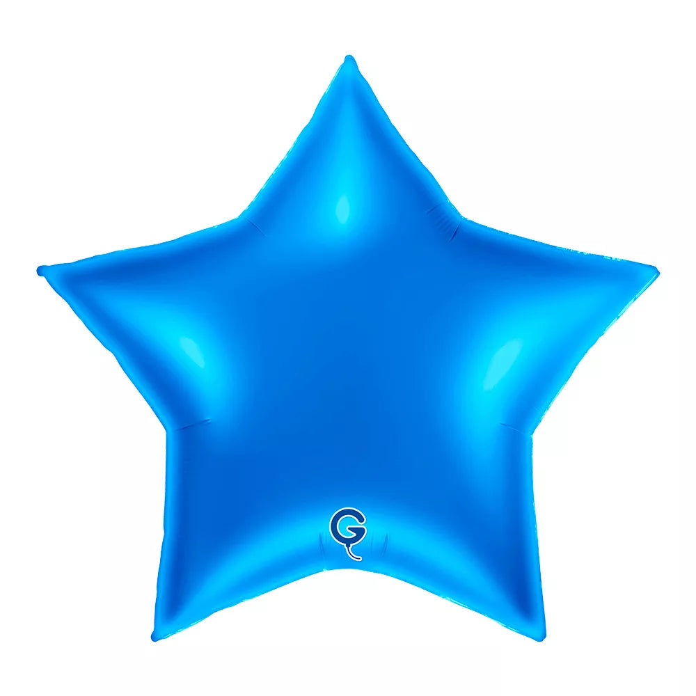 Grabo Blue 36" Star Foil Balloon