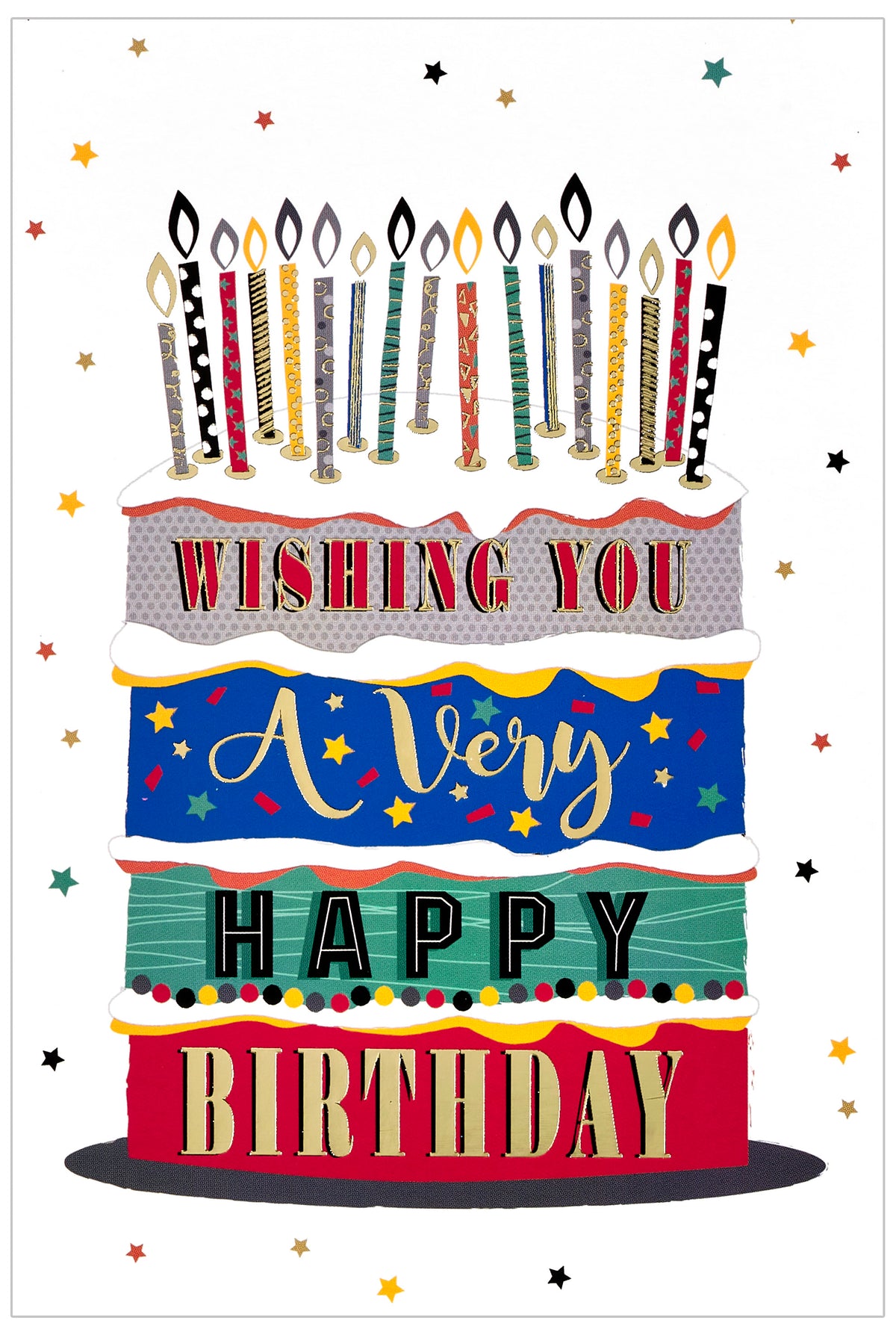 Simon Elvin 6 Pack Cards C50 Everyday Birthday