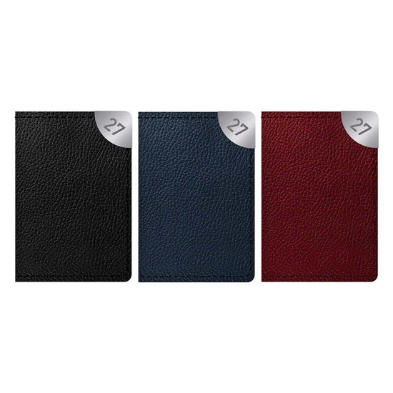 Diary Pocket WTV Leatherette 2027 18pk