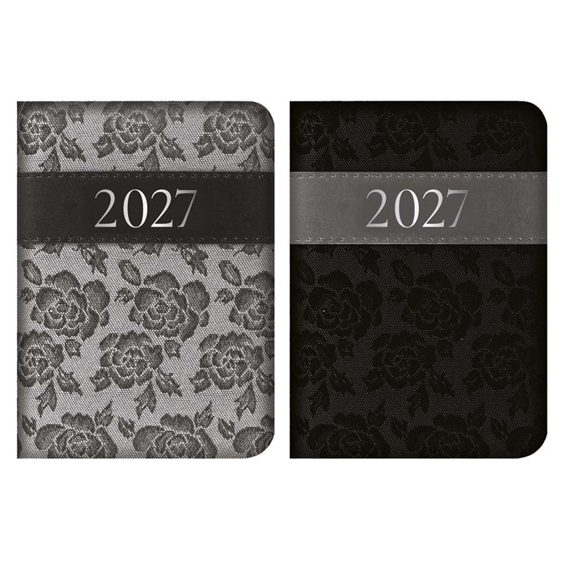 Diary Pocket WTV Fabric Two Tone Rose 2027 18pk