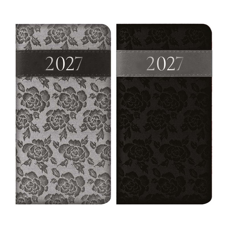 Diary Slim WTV Fabric Two Tone Rose 2027 18pk