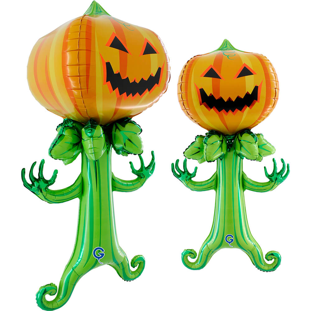 Halloween 5ft Spooky Pumpkin Foil Balloon