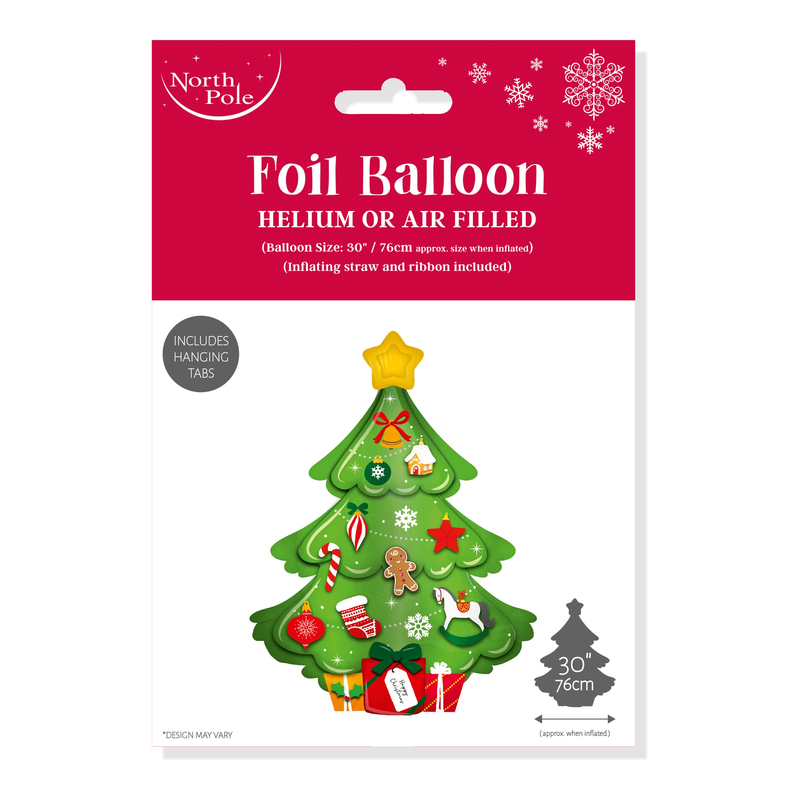 Christmas Decorated Tree 18" Foil Balloon