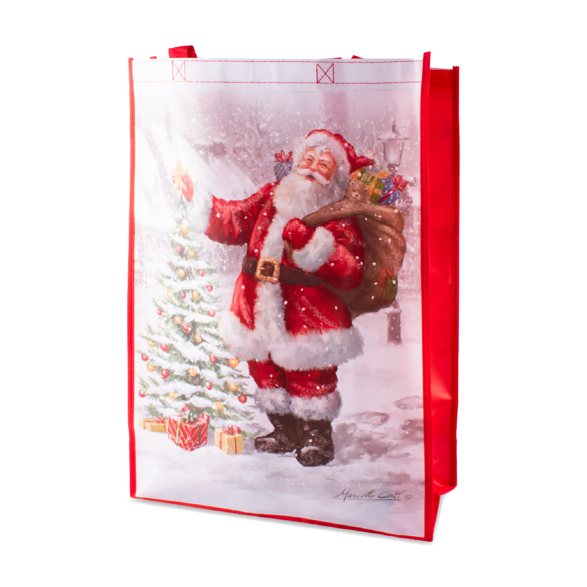 Gift Bag Woven Christmas Mini Super Jumbo 12pk