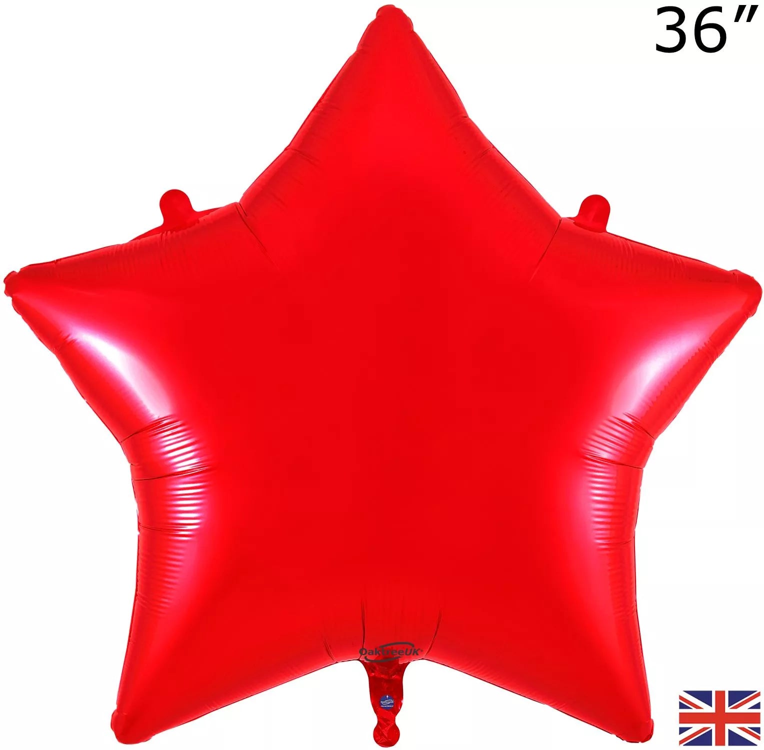 Oaktree Red 36" Star Foil Balloon
