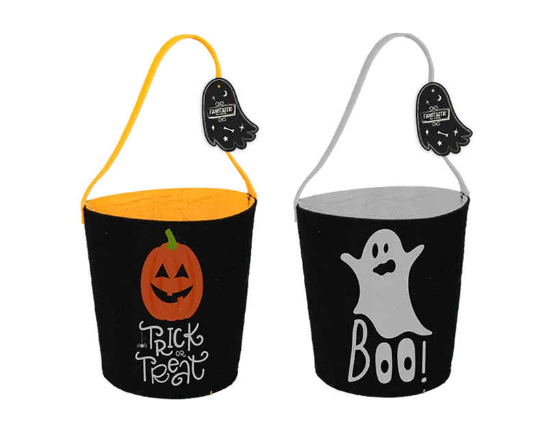 Halloween Treat Bucket 18cm (Design May Vary)