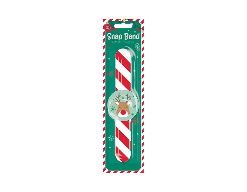 Christmas Flashing Snap Band (Design May Vary)
