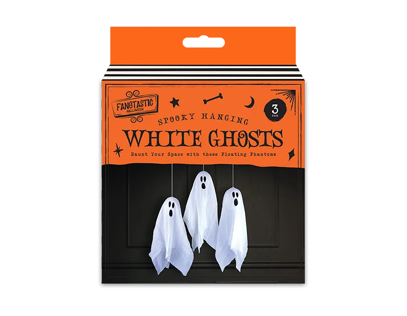 Hanging Decoration Halloween Ghosts 3pk