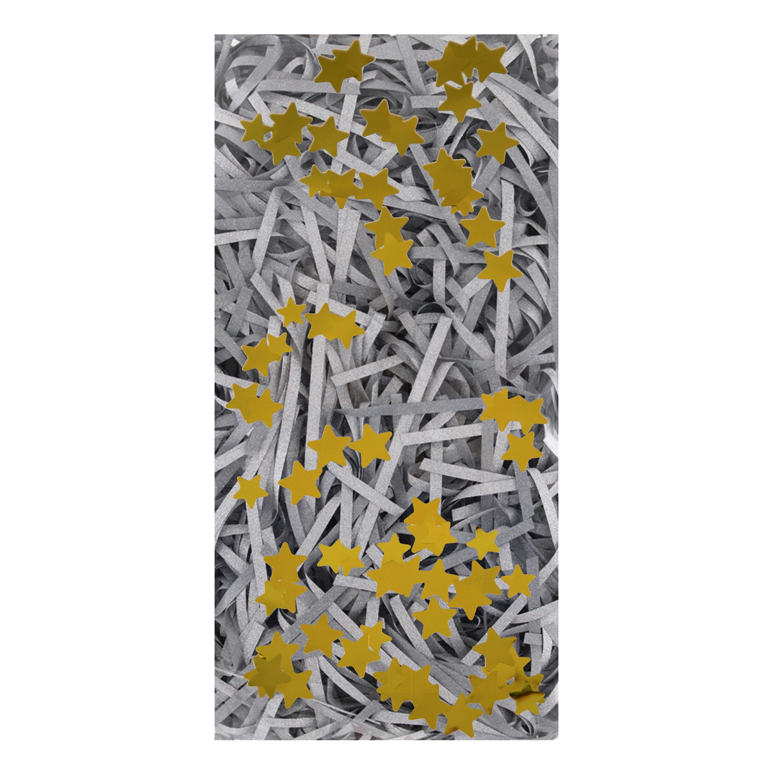 Shredded Tissue & Confetti Silver/Gold