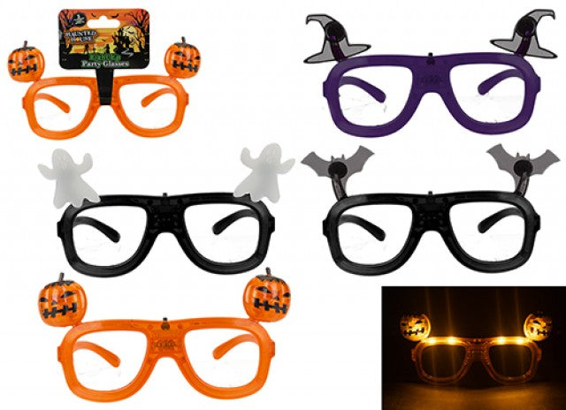 Halloween Light Up Glasses 12pk