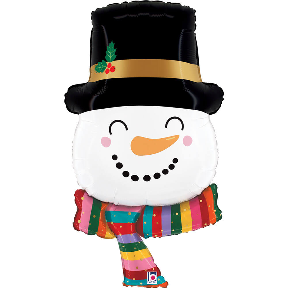 Grabo Joyful Snowman 27" Foil Balloon