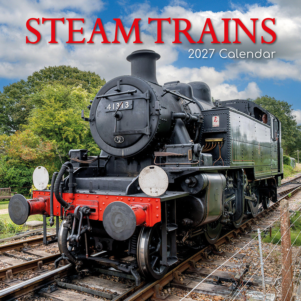 Gifted Stationery Calendar Steam Trains 2027
