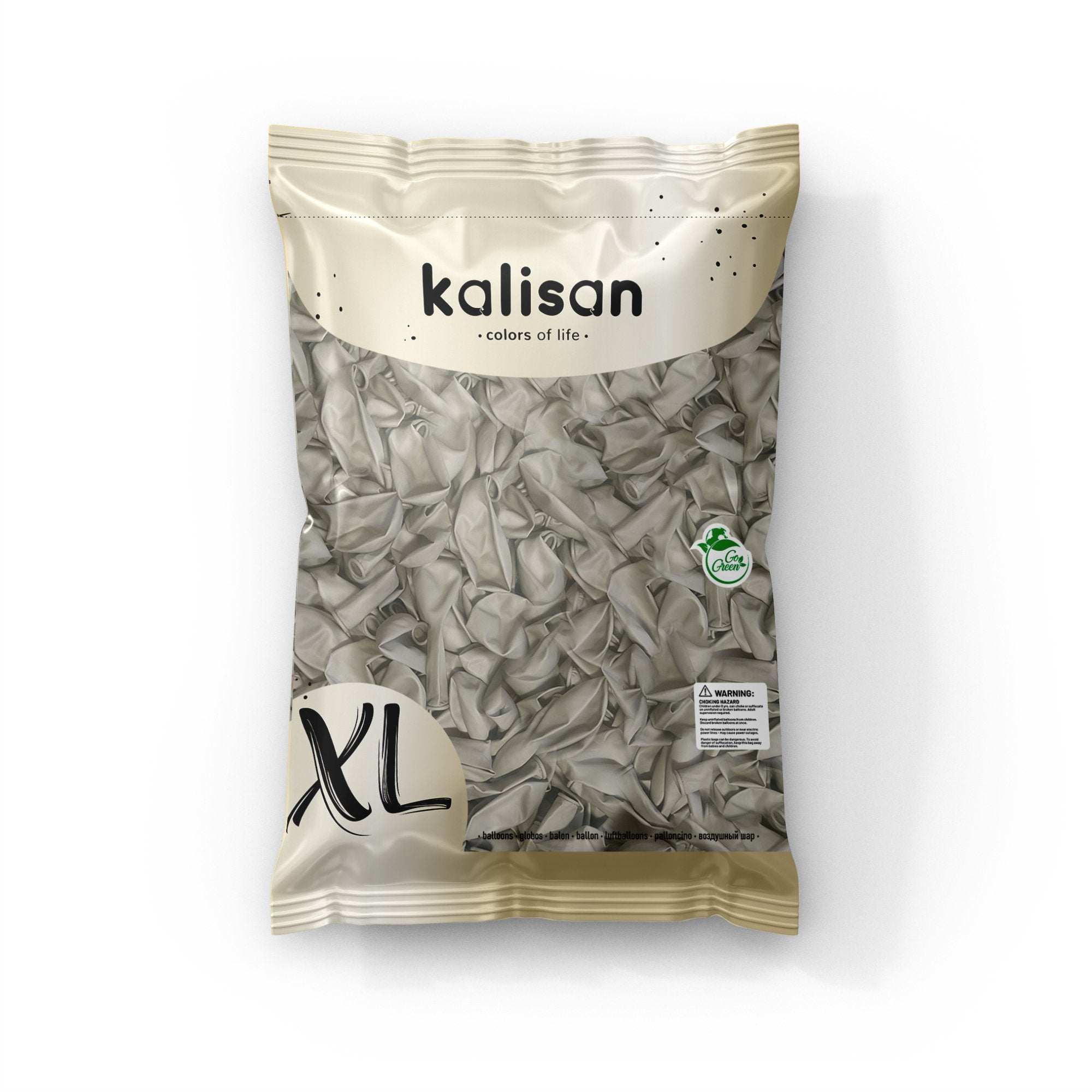 Kalisan Aura Ivory White 12" Latex Balloons 250pk