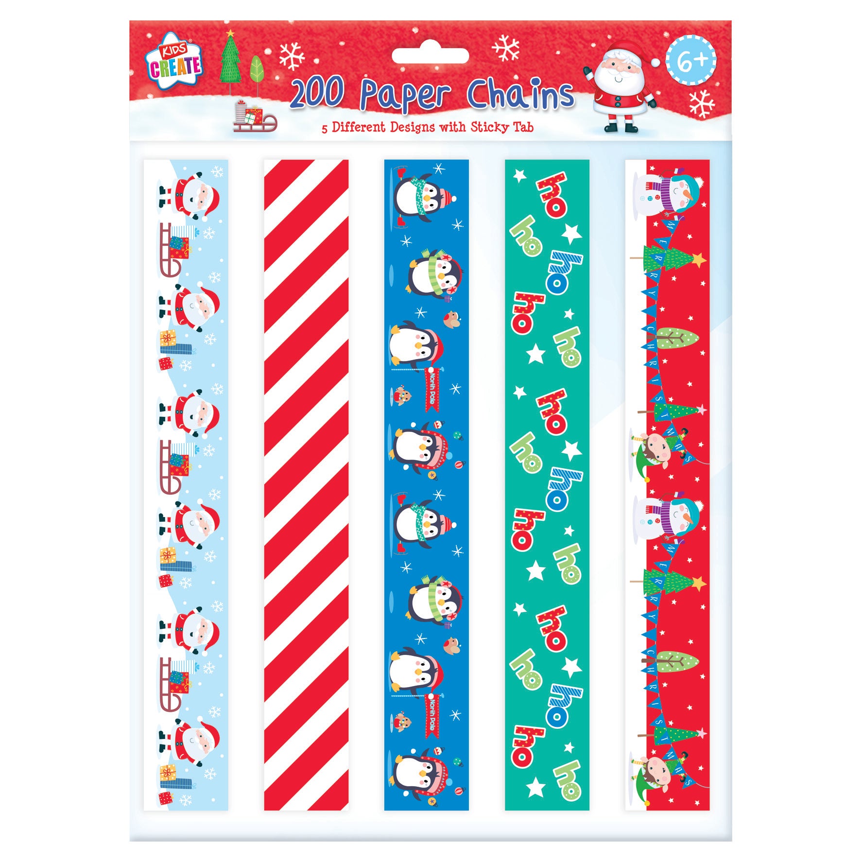 Christmas Paper Chains 250x330mm 200pk