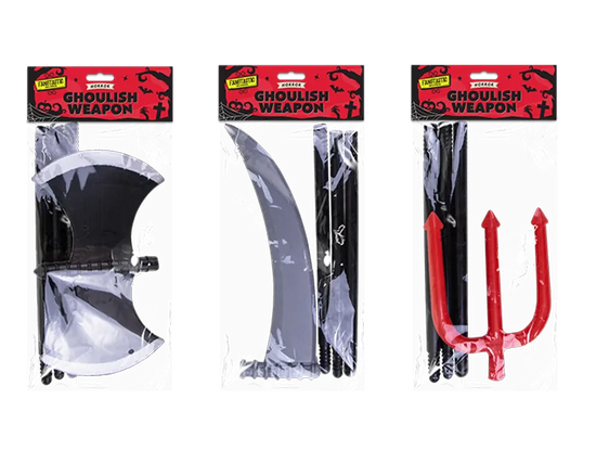 Halloween Trident/Axe/Scythe 24pk