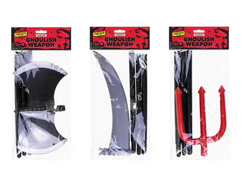 Halloween Trident/Axe/Scythe 24pk