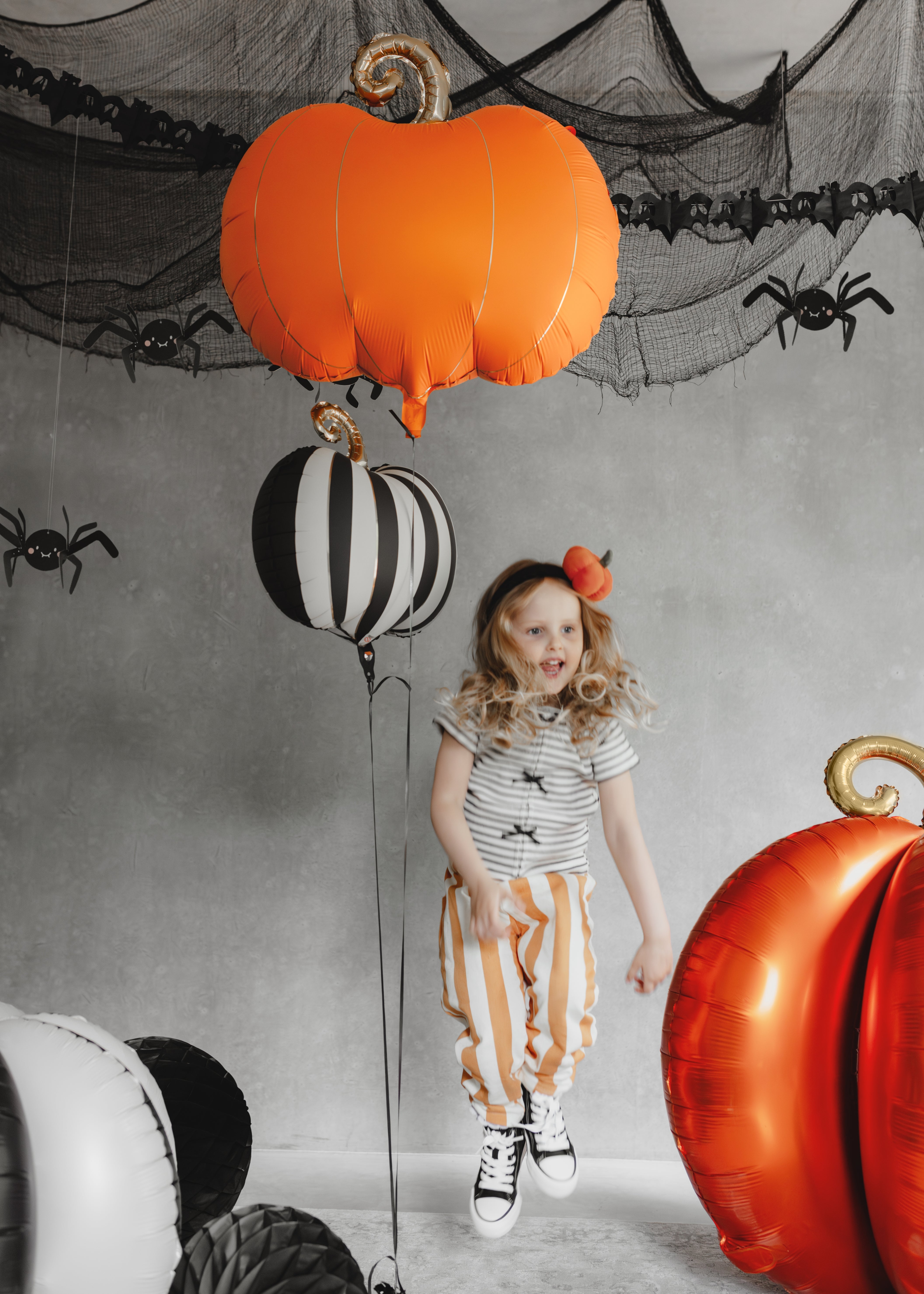 Party Deco Foil Balloon Halloween Pumpkin 32"