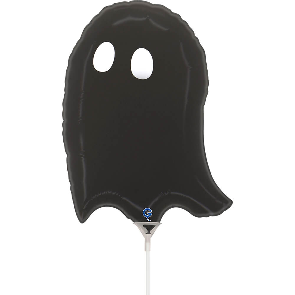 Grabo Dark Lil' Ghost 14" Air Fill Foil Balloon