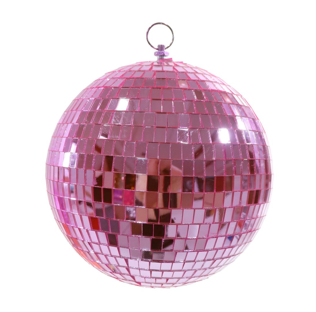 Disco Bauble Light Pink 20cm