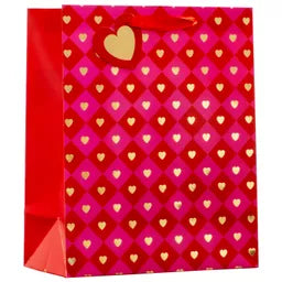 Partisan 6 Pack Gift Bag Hearts Large