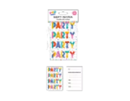 Gem Imports 16 Pack Party Invitations