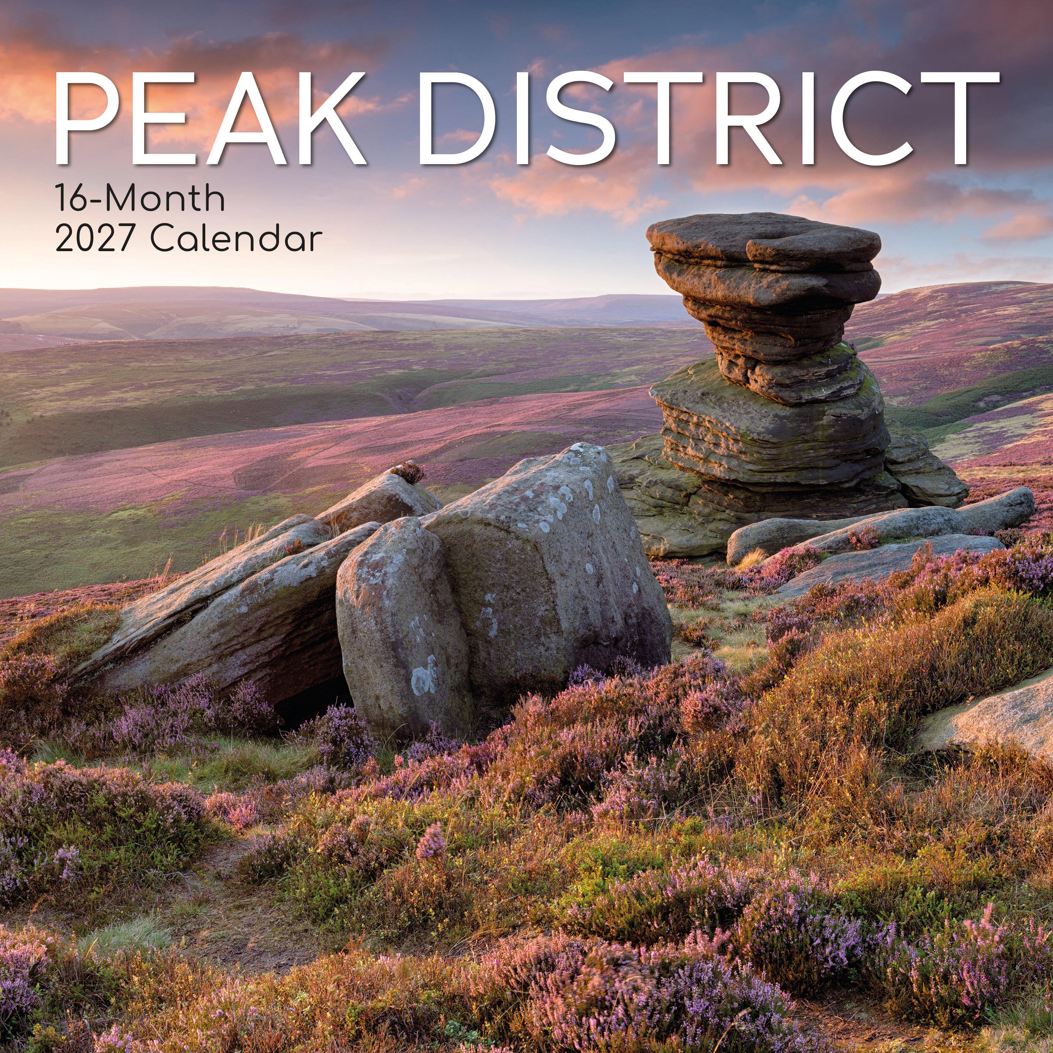 Gifted Stationery Calendar Peak District 2027
