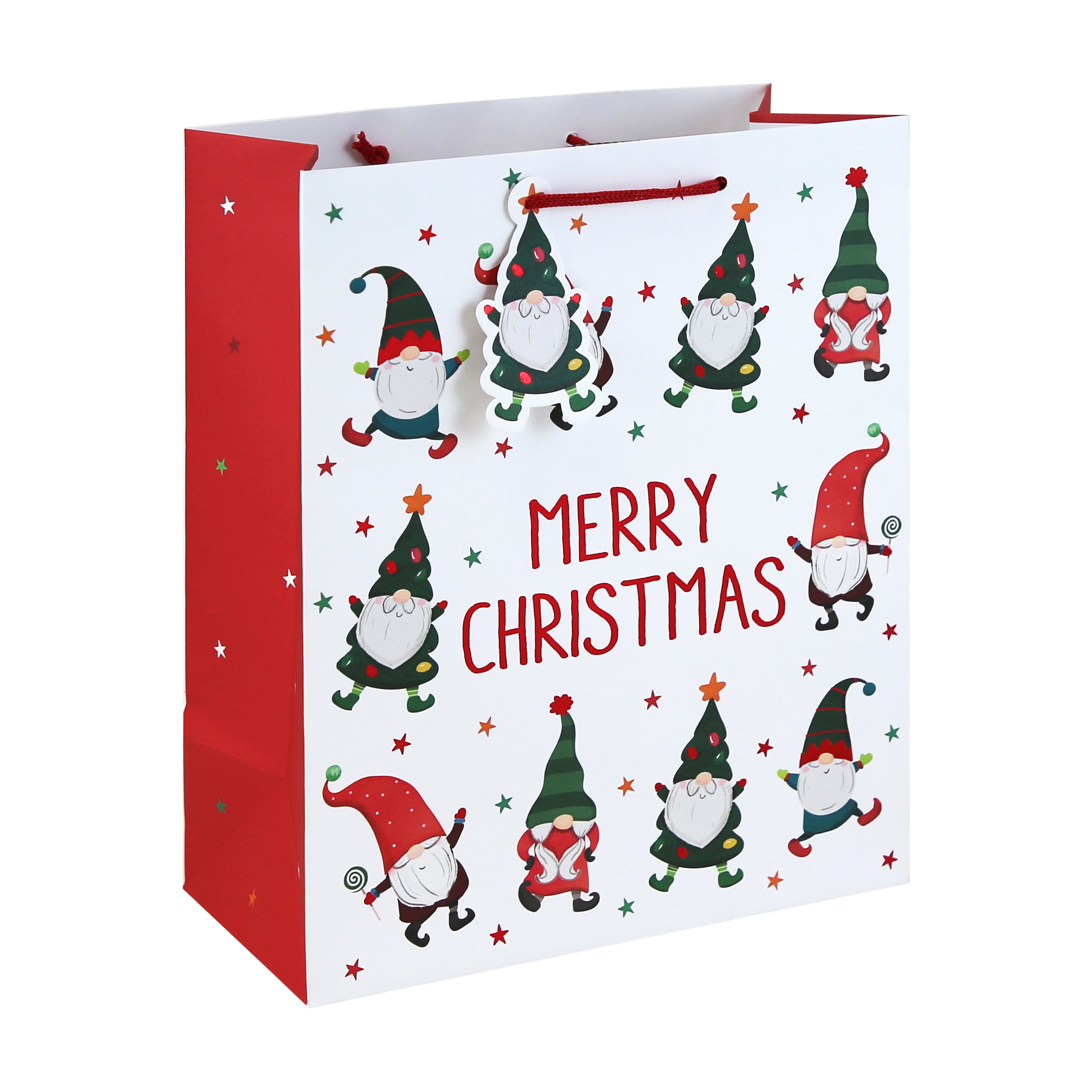 Merry Christmas Gonk Gift Bag Large 12pk