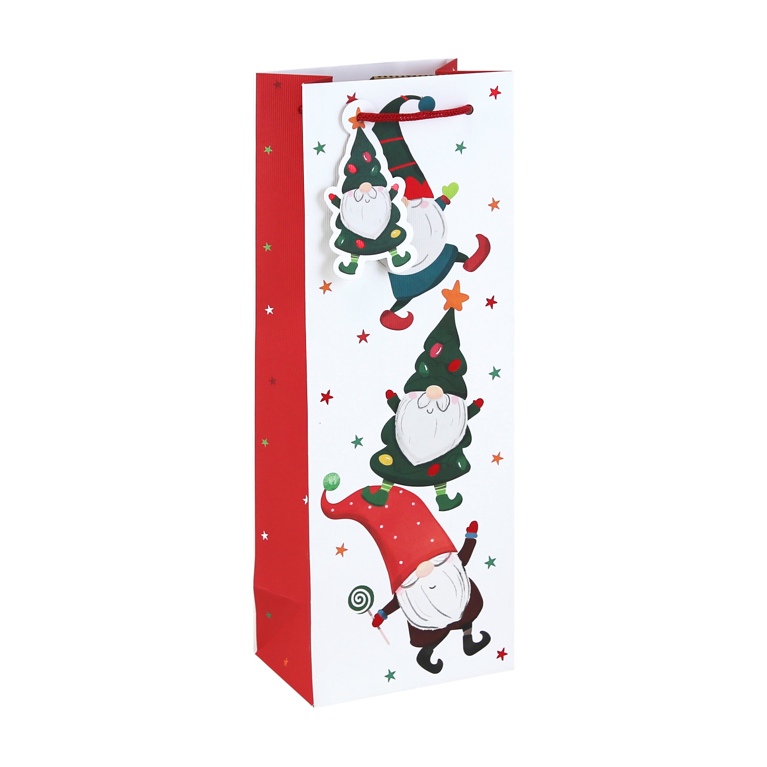 Merry Christmas Gonk Gift Bag Bottle 12pk