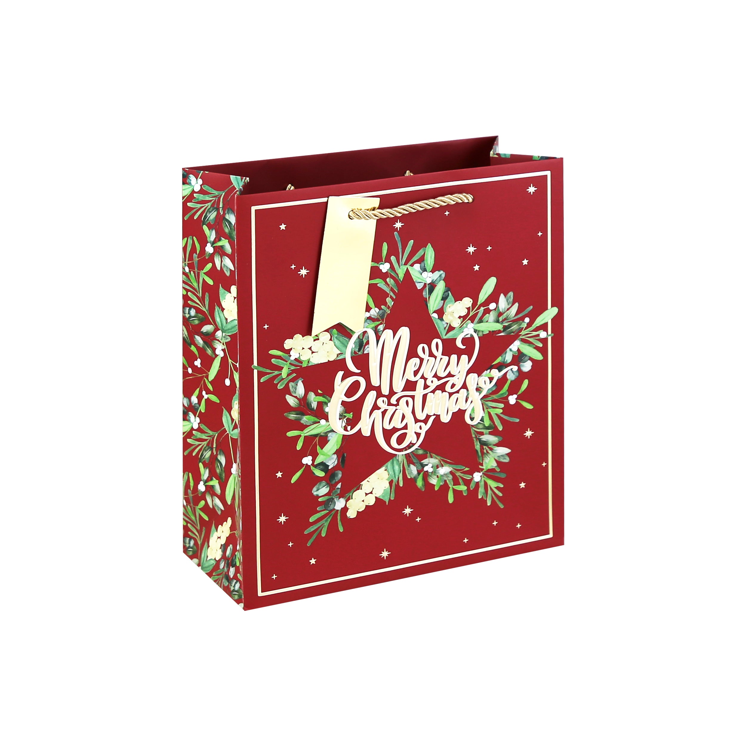 Merry Christmas Star Medium 12pk