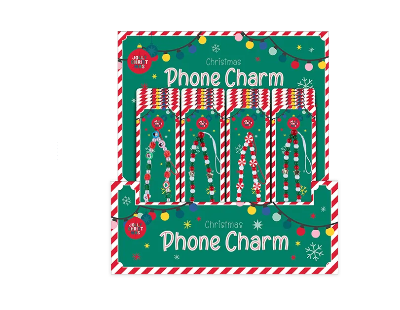 Christmas Phone Charm 48pk