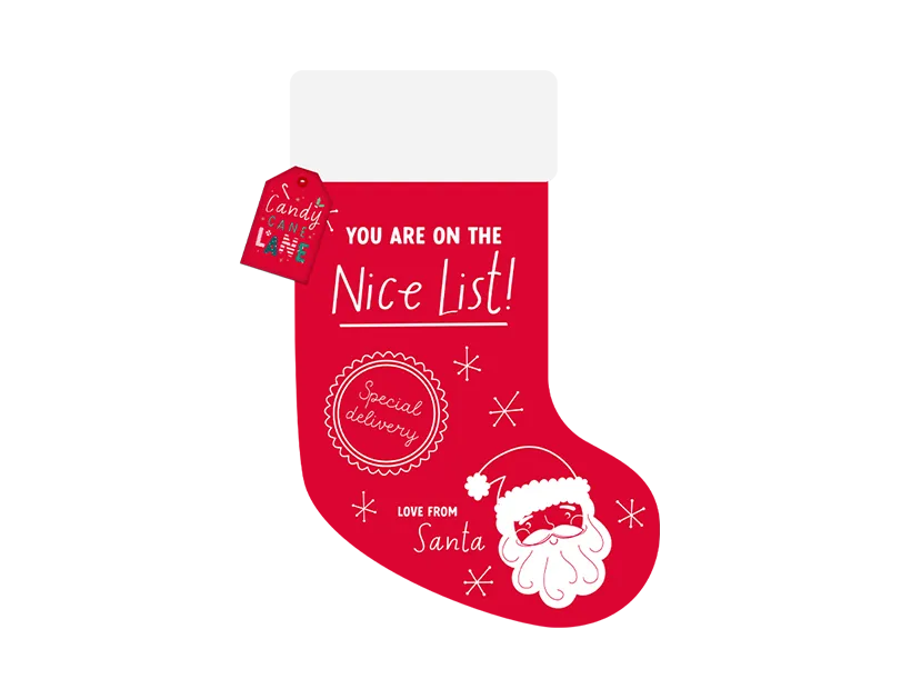 Printed Christmas Stocking 46x29.5cm