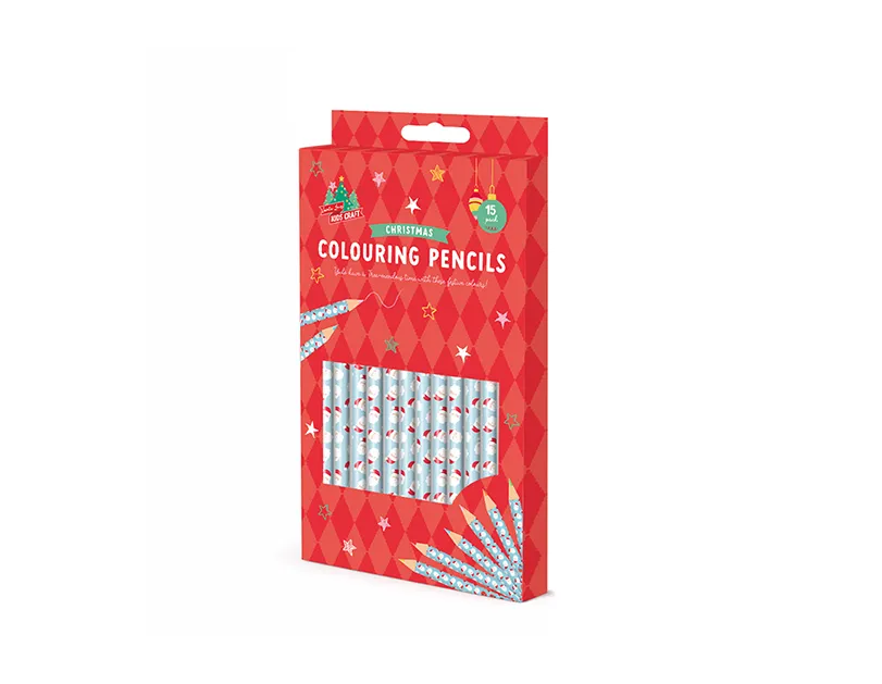 Christmas Colouring Pencils 15pk
