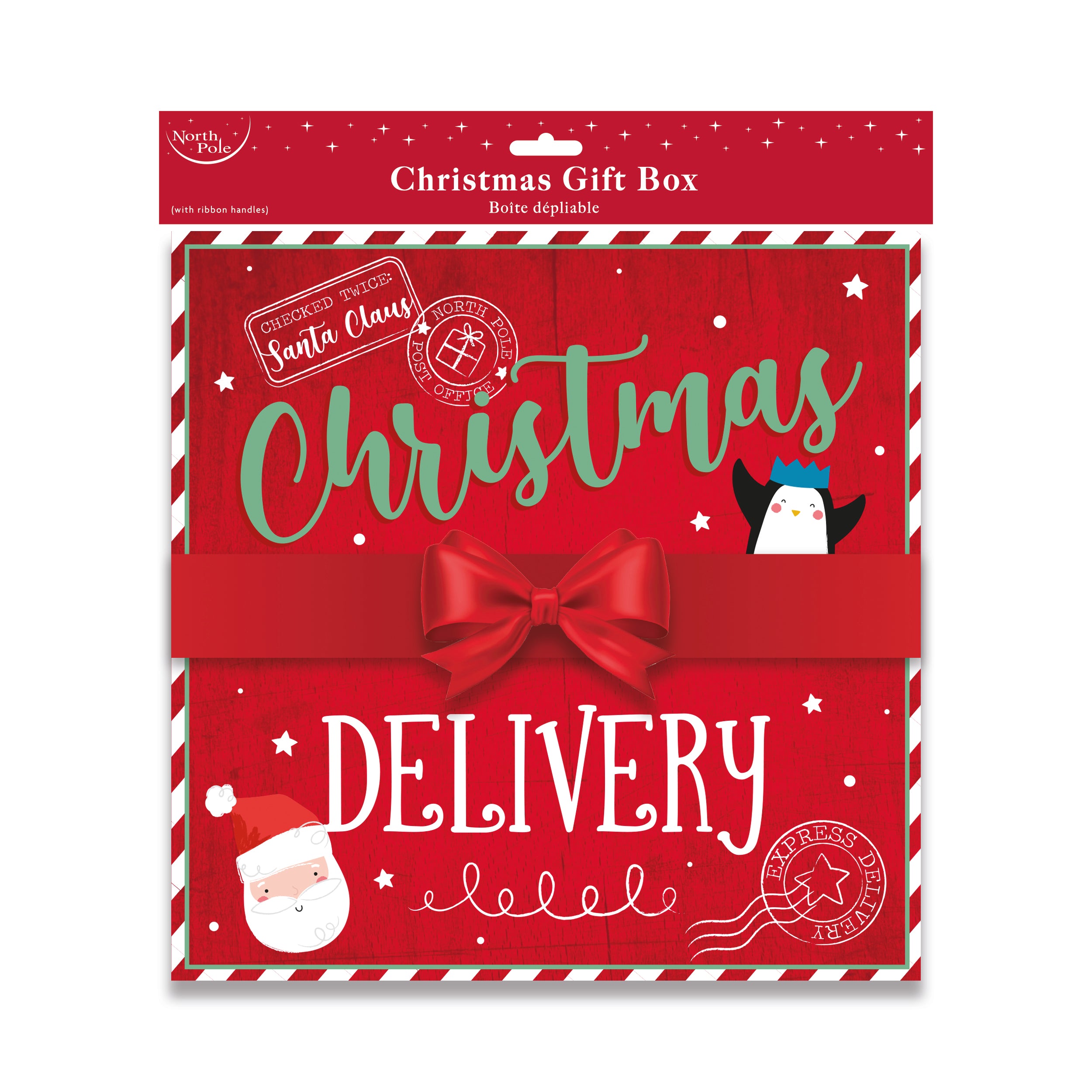 Flat Pack Gift Box Christmas Delivery