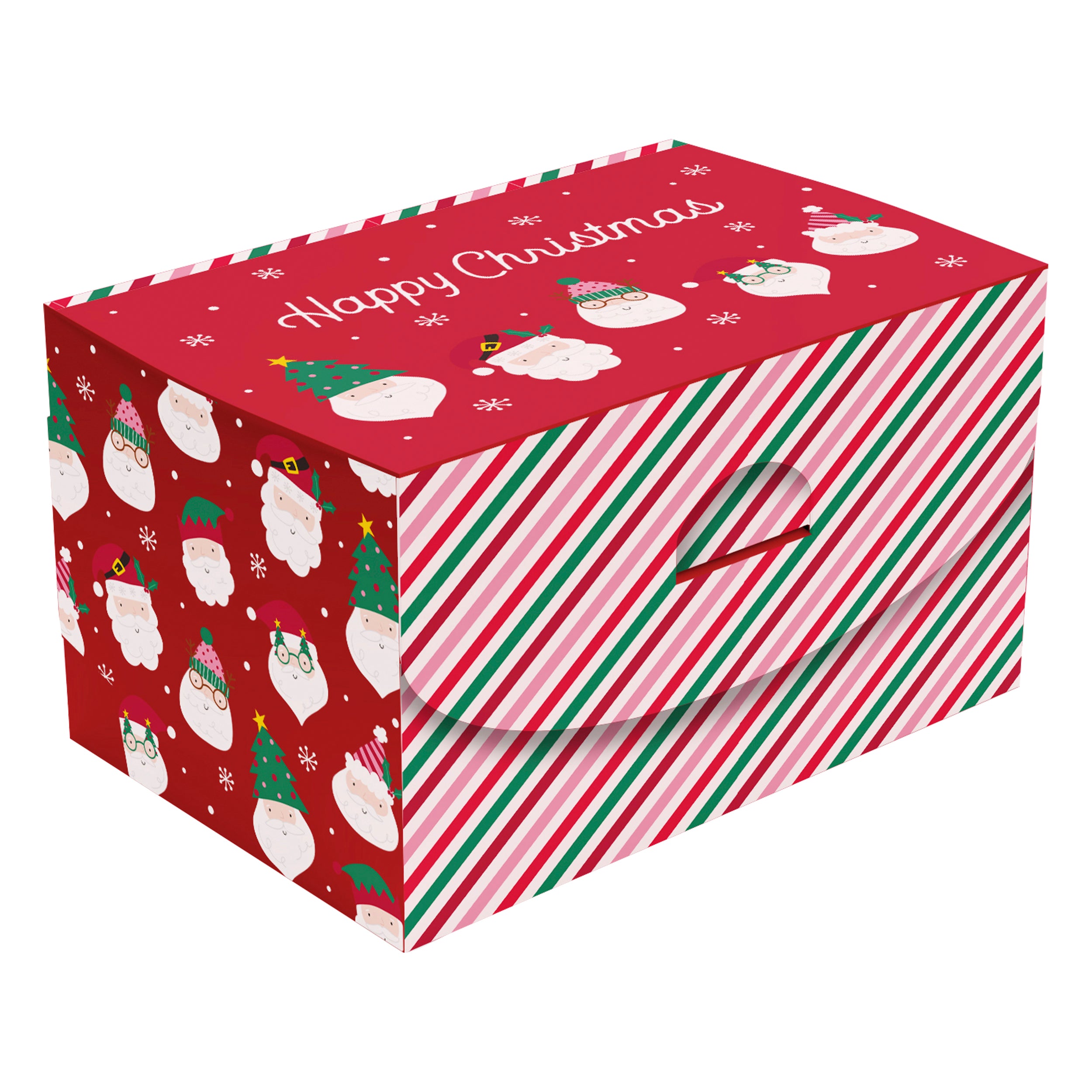 Christmas Flat Pack Box Funky Santa