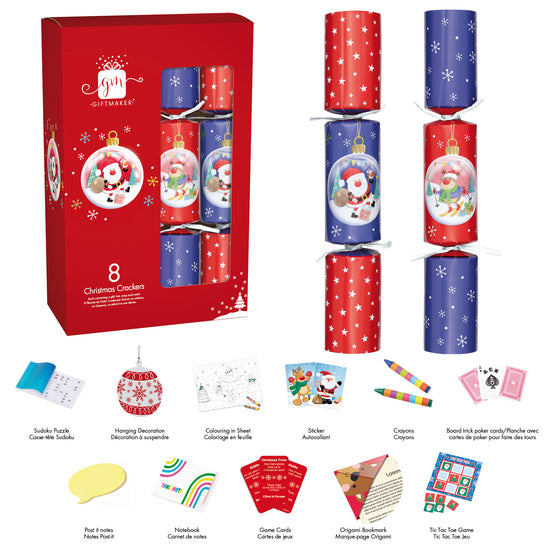 Christmas Crackers 12" Novelty 96pk (12x8pk)