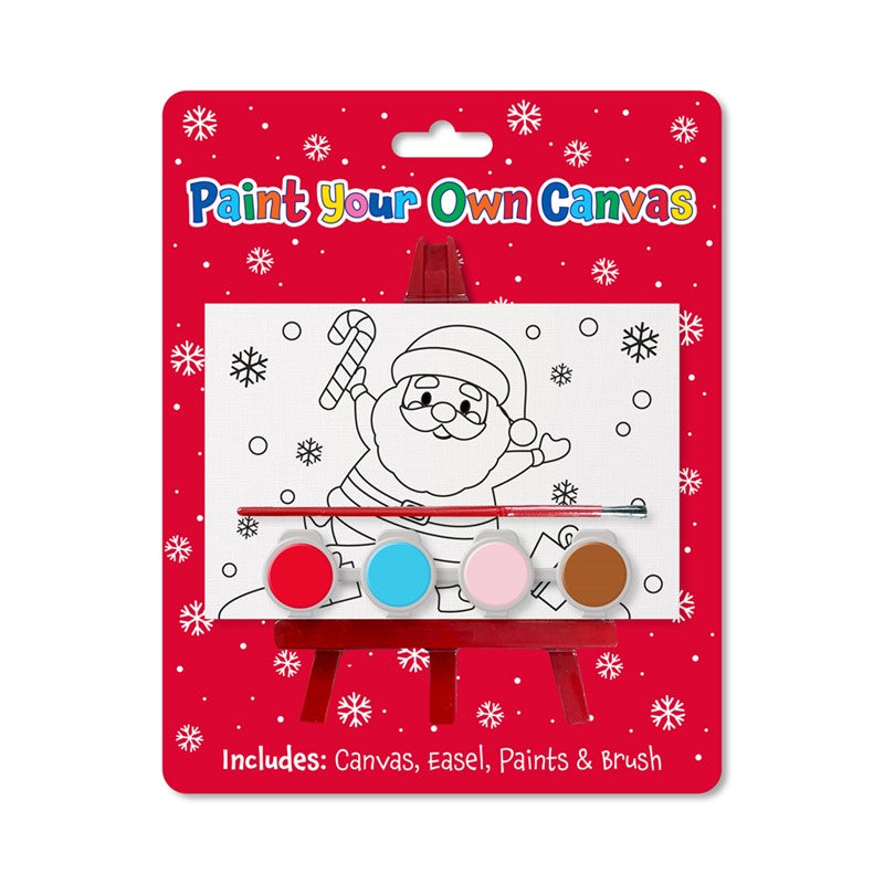 Paint Your Own Christmas Canvas 12pk