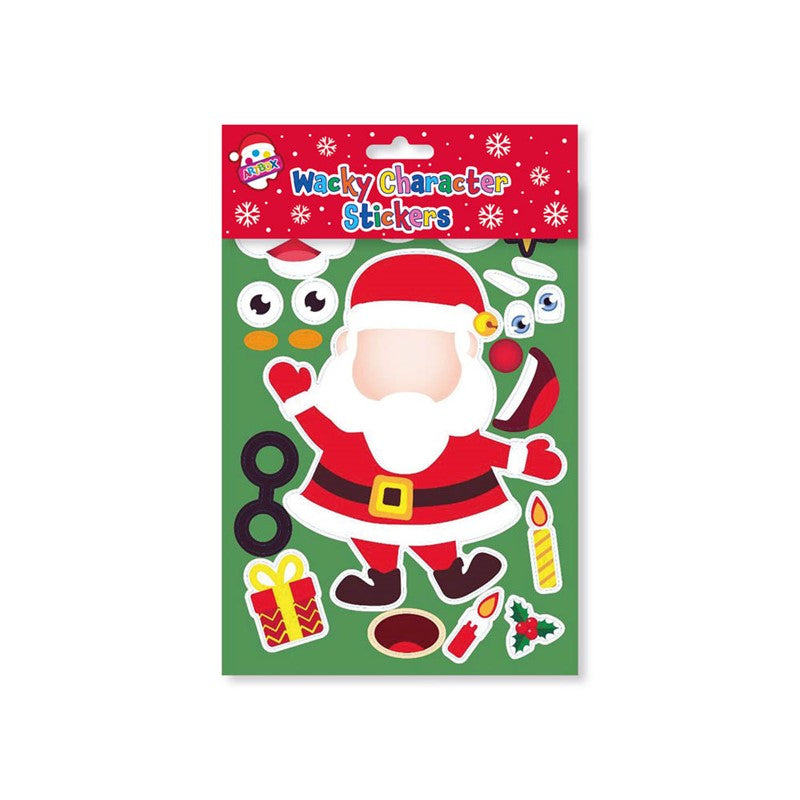 Christmas Wacky Character Stickers
