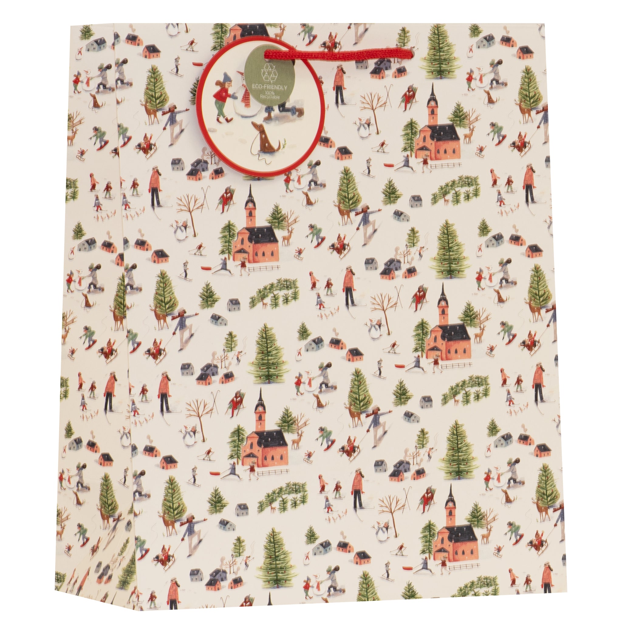 Snow Day Gift Bag Large 6pk