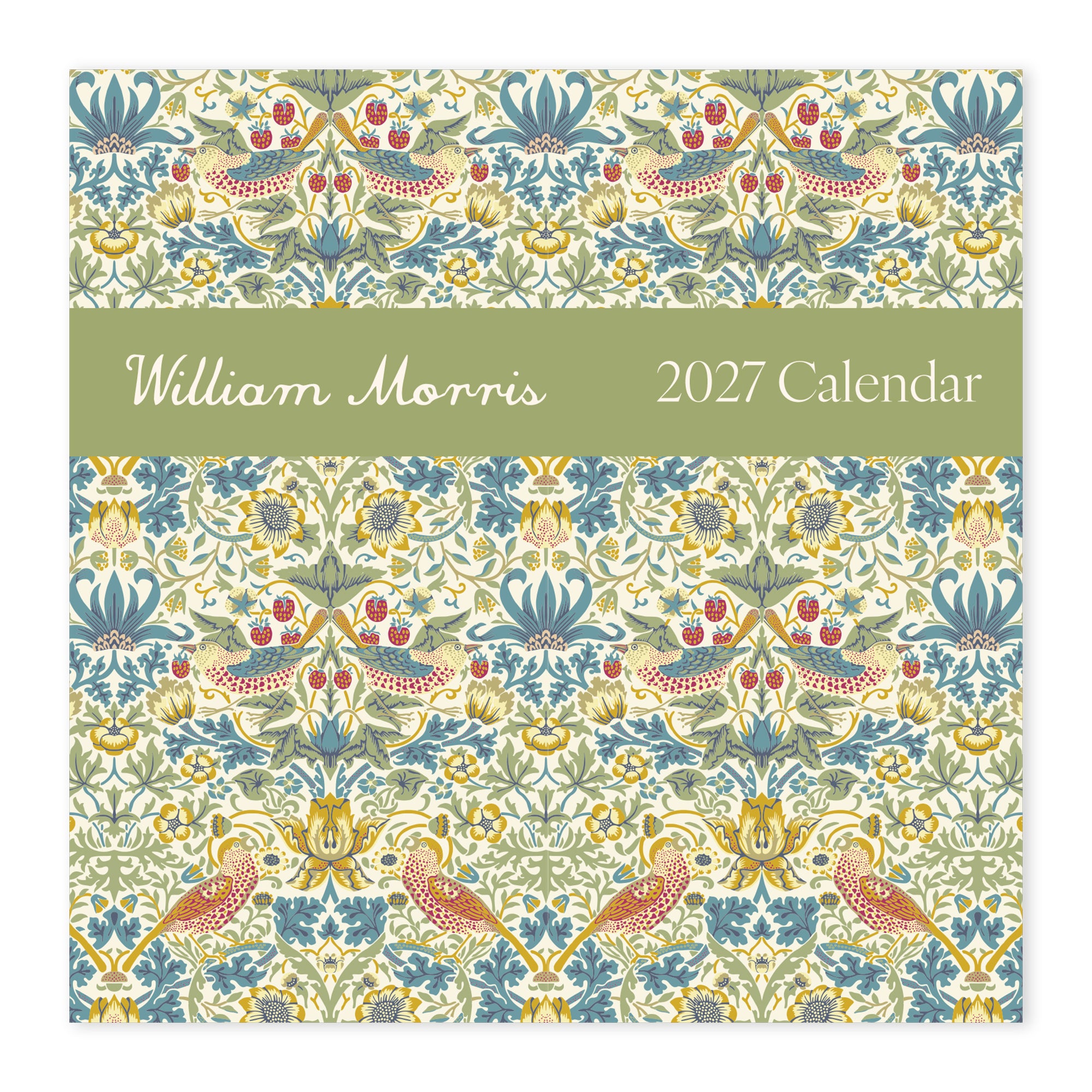 Calendar Square William Morris Large 2027
